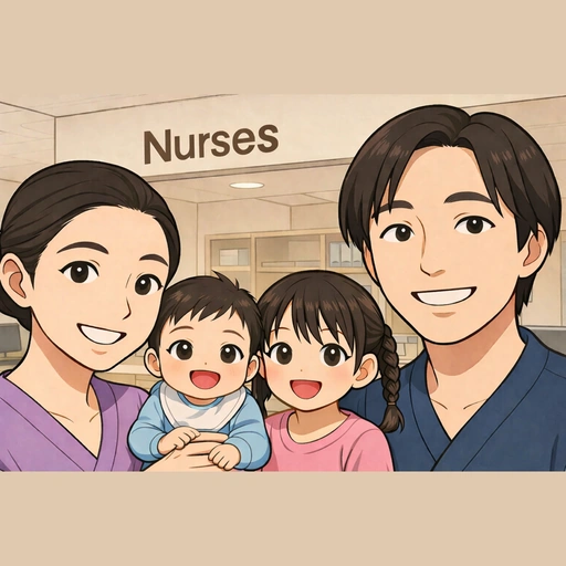 ナースふうふとおチビの3交代